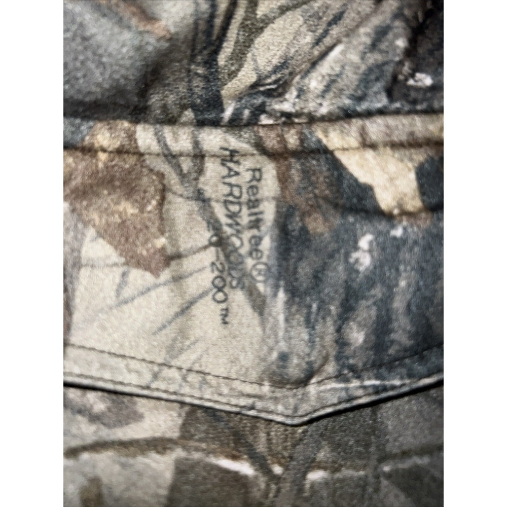10X MENS Sz 2XL XXL Hunting Realtree Hardwoods Camo Jacket Vintage - Picture 6 of 6